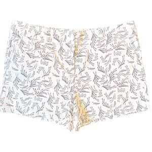 LOFT Chino Shorts 4" Inseam Floral Print Size 14
